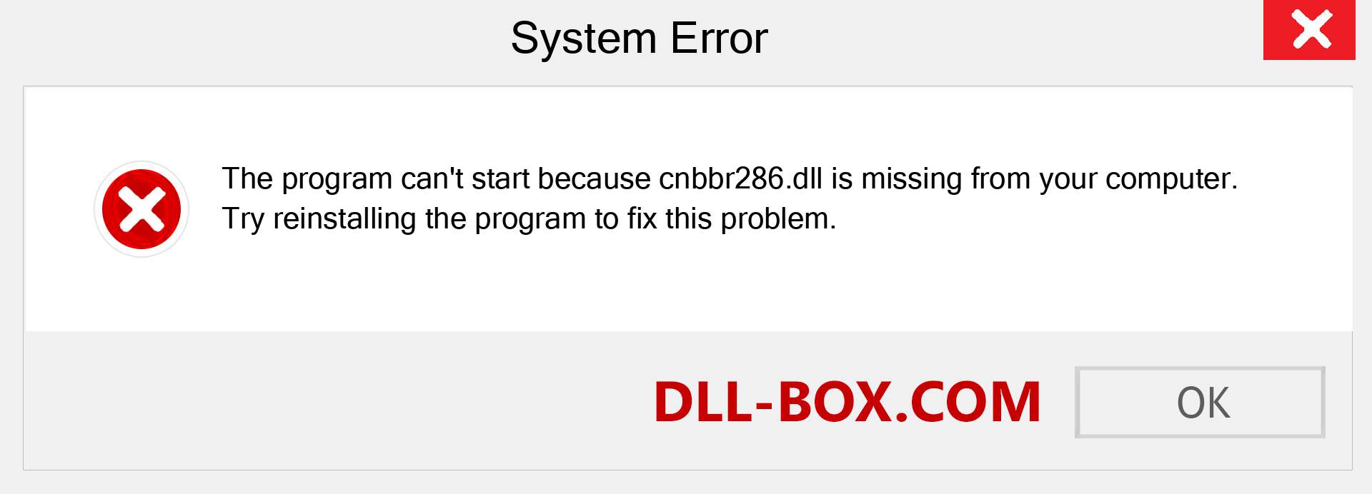  cnbbr286.dll file is missing?. Download for Windows 7, 8, 10 - Fix  cnbbr286 dll Missing Error on Windows, photos, images
